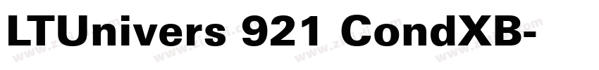 LTUnivers 921 CondXB字体转换
